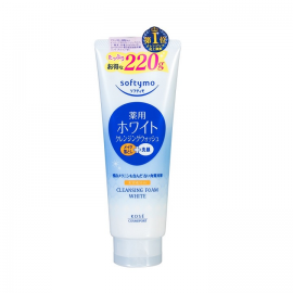 Sữa rửa mặt Kose Softymo White Cleansing Wash 220g