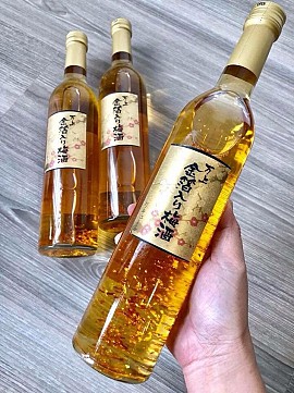 Rượu mơ vảy vàng Kikkoman 500ml Nhật bản