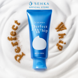 Sữa rửa mặt Senka perfect whip 120g màu xanh dương