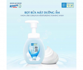 Sữa rửa mặt tạo bọt dưỡng ẩm Hada Labo Gokujyun Moisturizing Foaming Wash 160ml